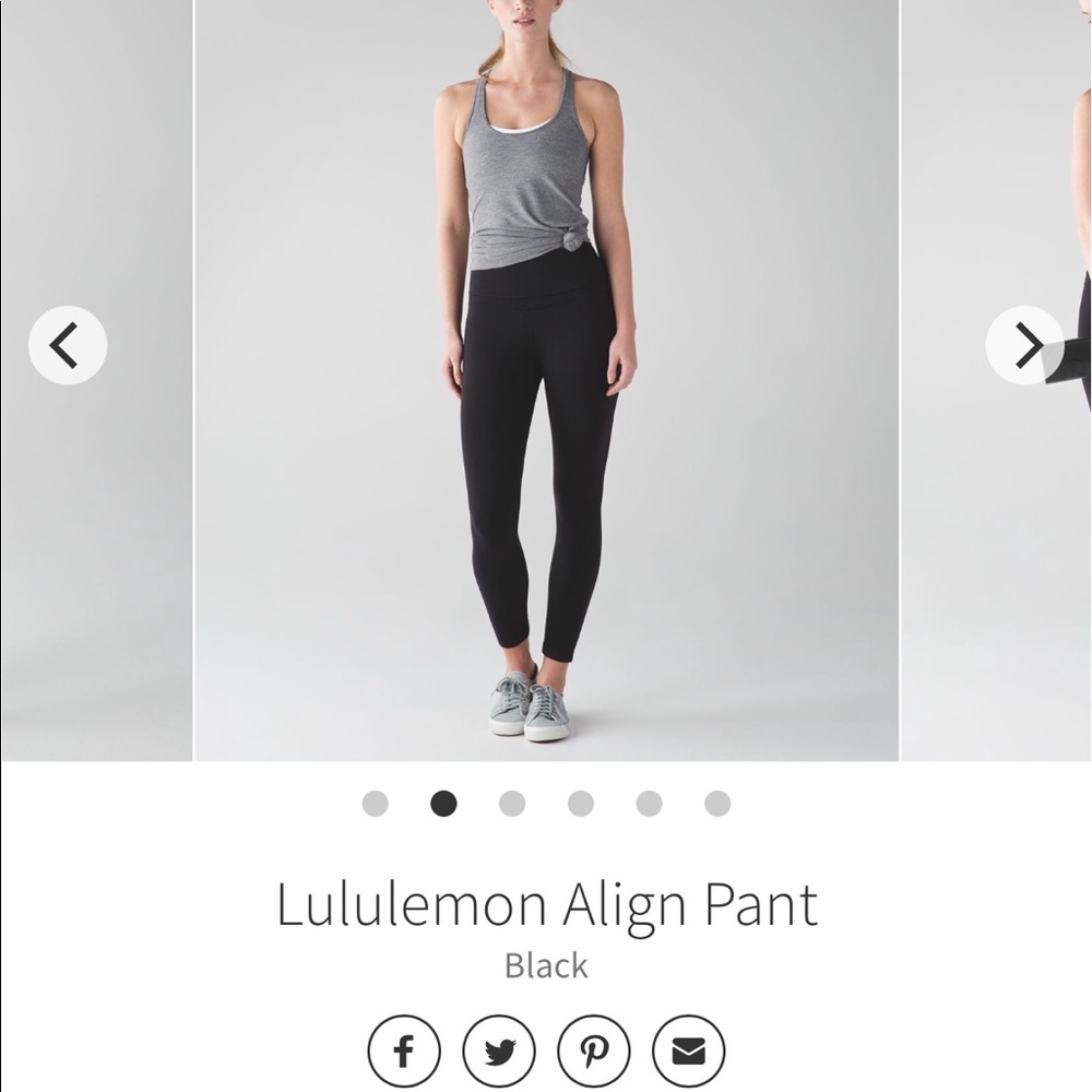 Black align pant